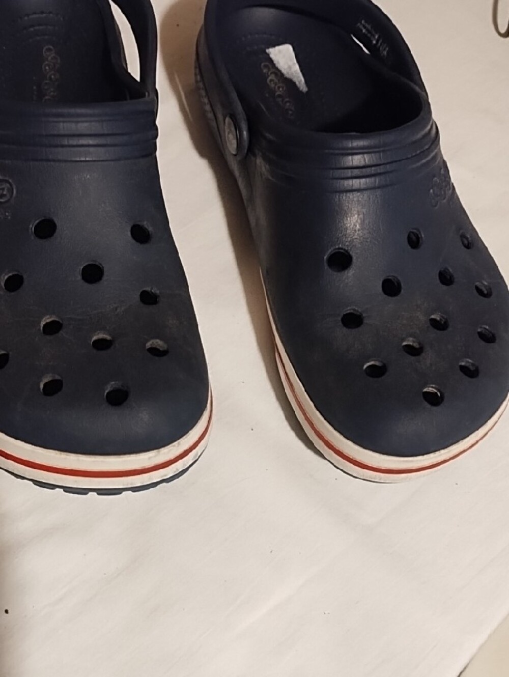 Kids Navy Casual Slip-On Clogs Good Condition Size 8. - Picture 6 of 8